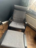 Ikea Poang Schommelstoel + Voetenbank, Ophalen, Gebruikt, 75 tot 100 cm, 50 tot 75 cm