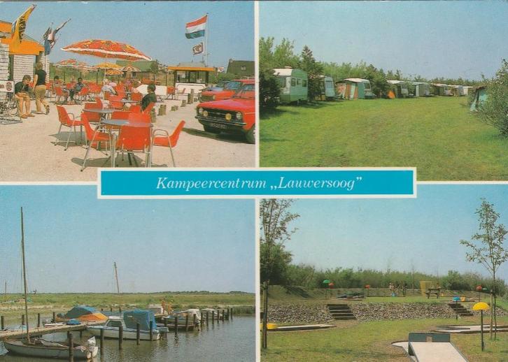 LAUWERSOOG Kampeercentrum Lauwersoog, Verzamelen, Ansichtkaarten | Nederland, Gelopen, Groningen, 1960 tot 1980, Verzenden