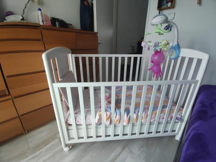 Foppapedretti Raffy Ledikant + Matras, Kinderen en Baby's, Babywiegjes en Ledikanten, Gebruikt, Ledikant, Ophalen