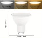 Set van 8pcs LED Bulbs GU10 3W Drie Kleuren in een lamp, Ophalen of Verzenden, Nieuw, Led-lamp