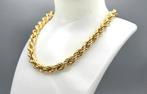 Goud op zilver Rope/Koord ketting 2025/454. 50 Gram.