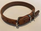 Honden halsband 40 cm bruin, Verzenden, Gebruikt