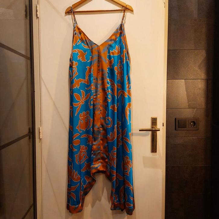 Jurk van het merk Mat Fashion.  Maat M. (46/48), Kleding | Dames, Grote Maten, Nieuw, Jurk, Blauw, Verzenden