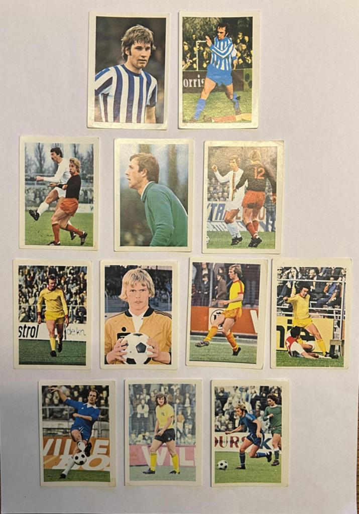 voetbalplaatjes Vanderhout Panini 1976/1977, Verzamelen, Sportartikelen en Voetbal, Zo goed als nieuw, Poster, Plaatje of Sticker