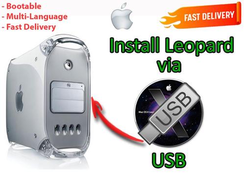 Installeer OS X Leopard 10.5.6 via USB-Stick, Intel+PowerMac, Computers en Software, Besturingssoftware, Nieuw, MacOS, Ophalen of Verzenden