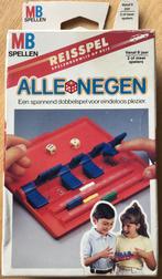 Vintage Alle Negen - vanaf 8 jaar - ZGAN, MB Spellen, Ophalen of Verzenden, Zo goed als nieuw, Reisspel