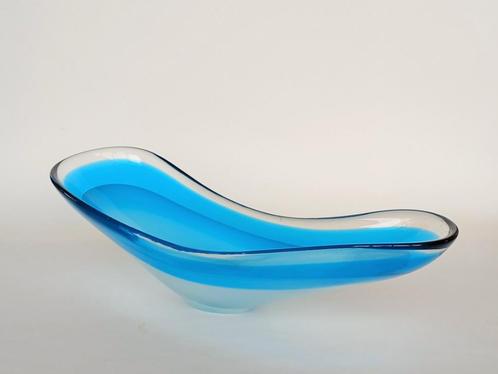 Schaal Flygsfors Coquille Paul Kedelv Artglass, Antiek en Kunst, Antiek | Glas en Kristal, Ophalen of Verzenden