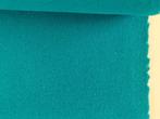 Camira Blazer CUZ02 groen turquoise; 2x restant meubelstof, Wol, 120 cm of meer, Ophalen of Verzenden, Groen
