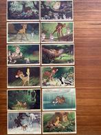 12 bambi kaarten 1949 complete set walt disney compleet, Ophalen, 1940 tot 1960, Ongelopen