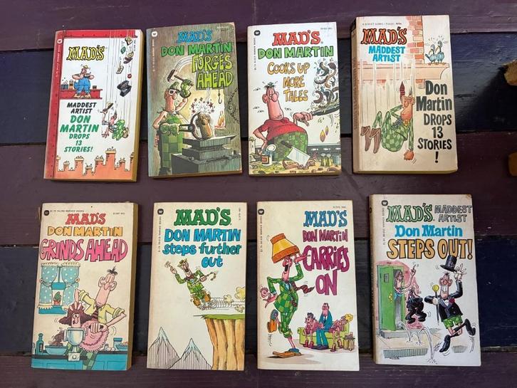 MAD's stripboeken, Boeken, Stripboeken, Gelezen, Meerdere stripboeken, Ophalen