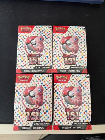 151 boosterbundle sealed beschikbaar voor biedingen