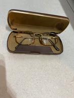 Vintage Bril met Etui, Overige merken, Gebruikt, Bruin, Ophalen of Verzenden