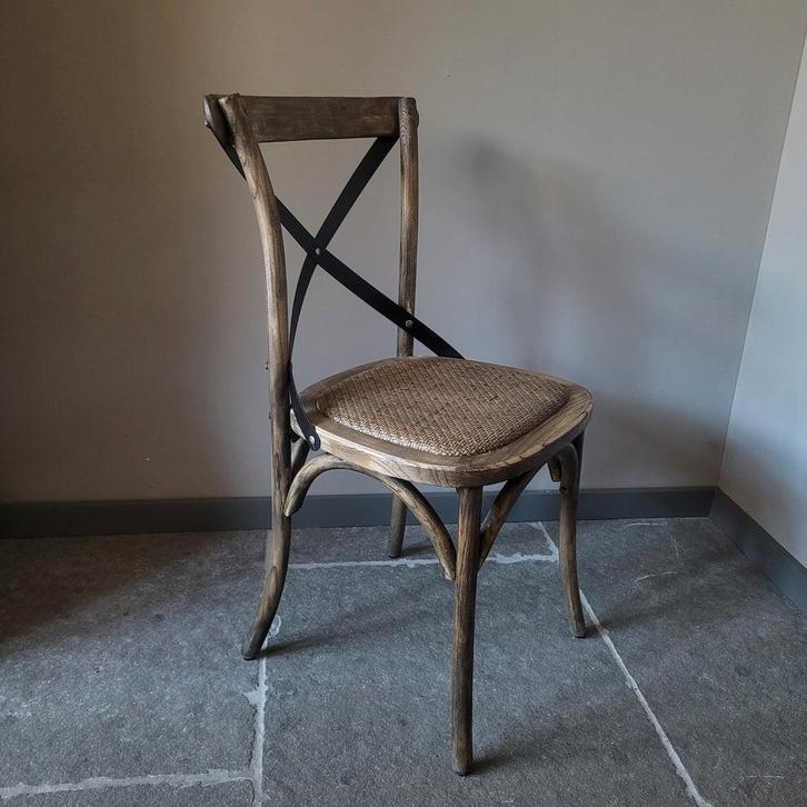 Eetkamerstoel landelijk sober stoer Jober Wonen, Huis en Inrichting, Stoelen, Nieuw, Eén, Bruin, Ophalen of Verzenden