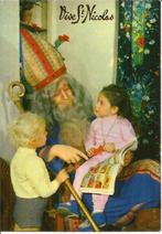 Sint.Nicolaas met kinderen  en stripblad Vive St Nicolas1994, Verzenden, 1920 tot 1940, Ongelopen, Feest(dag)