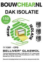 Glaswol scherper kan niet Bouwcheap met CE keur, Ophalen of Verzenden, Nieuw, Glaswol