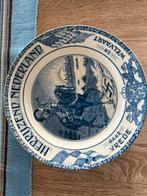 Te koop 3 Delfts blauwe borden en 1 bord Maastricht, Antiek en Kunst, Ophalen