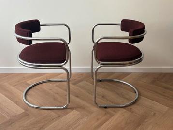 2 Renato Zevi for Roche Bobois Chairs beschikbaar voor biedingen