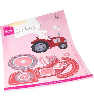 Tractor snijmal Marianne design COL1571 boerderij dieren, Hobby en Vrije tijd, Kaarten | Zelf maken, Nieuw, Pons of Mal, Ophalen of Verzenden