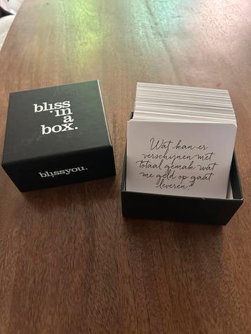 Bliss in a box - Business editie beschikbaar voor biedingen