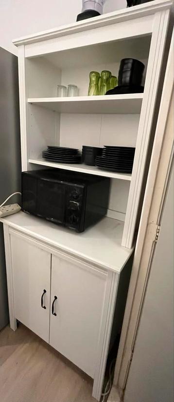 Witte Kast - Nieuwstaat - Servies/Opbergkast