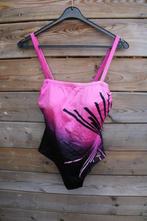 Badpak zwart/ roze Solar mt 46 Vaste prijs, Kleding | Dames, Zwart, Badpak, Ophalen of Verzenden, Zo goed als nieuw