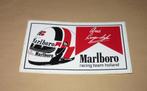 Marlboro sticker Arie Luyendijk, Verzenden, Nieuw, Auto's