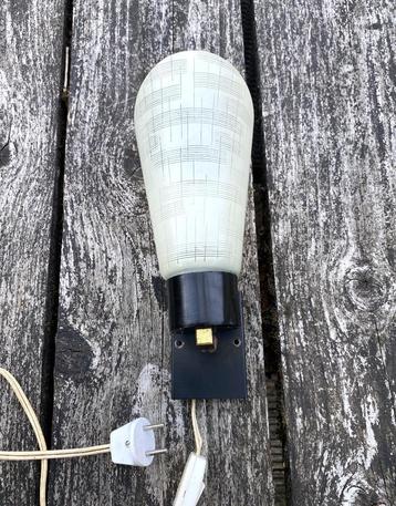 Leuke Fifties Wandlamp - vintage retro mid century sixties beschikbaar voor biedingen