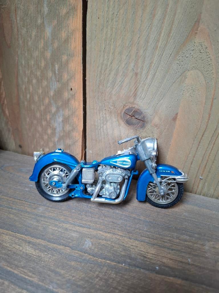 Polistil Harley Davidson Electra Glide 1973, Hobby en Vrije tijd, Modelauto's | 1:18, Gebruikt, Motor, Ophalen of Verzenden