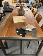 Mangohouten eettafel 240x100, Huis en Inrichting, Tafels | Eettafels, 100 tot 150 cm, 200 cm of meer, Ophalen of Verzenden, Zo goed als nieuw