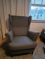 Ikea Strandmon fauteuil - Grijs, Ophalen, Klassiek, 75 tot 100 cm, Zo goed als nieuw