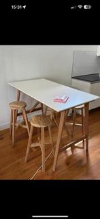 Ikea Fanbyn + Skogsta Bar Set, Huis en Inrichting, Ophalen of Verzenden, Gebruikt, Bureau