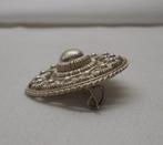 Zilveren Zeeuwse knoppen broche nr.1211, Verzenden, Minder dan 4 cm, Zo goed als nieuw, Zilver