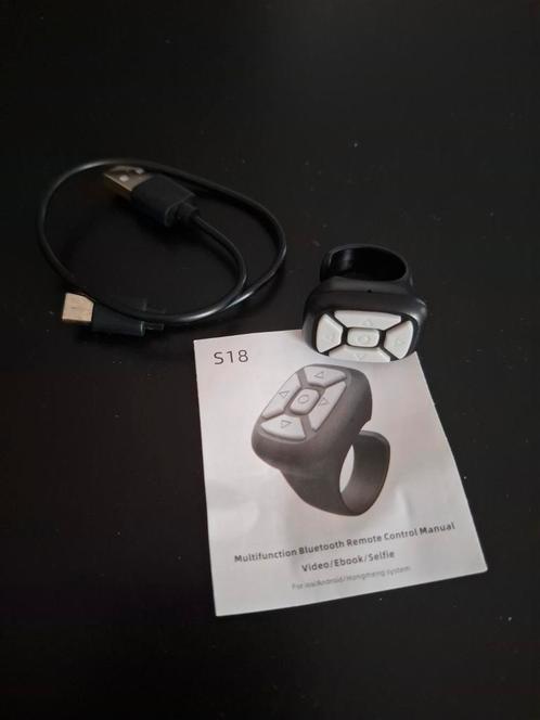 Ebook telefoon afstandsbediening ring Bluetooth, Audio, Tv en Foto, Afstandsbedieningen, Zo goed als nieuw, Ophalen of Verzenden
