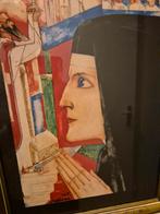 Jan Toorop - Biddende Non - 1927, Antiek en Kunst, Ophalen of Verzenden