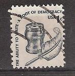 USA, Amerikaanse Democratie, nr. 1, 1977., Verzenden, Gestempeld, Noord-Amerika