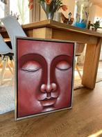 Buddha schilderij, Huis en Inrichting, Ophalen, Gebruikt, 50 tot 75 cm, Schilderij