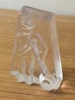 Relief glas beeldje glasblazer ontwerp Christer Sjögren, Antiek en Kunst, Antiek | Glas en Kristal, Ophalen