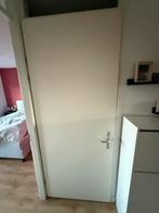 Witte opdekdeur - 231,5 x 93 cm, Ophalen, 80 tot 100 cm, 215 cm of meer, Binnendeur