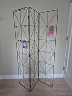 Zwart metalen kamerscherm/roomdivider/fotorek 167 cm hoog, Ophalen, Zo goed als nieuw