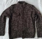 ​Marlboro Classics gebreid vest, bruin gemeleerd MediumZGST, Marlboro Classics, Bruin, Maat 48/50 (M), Ophalen of Verzenden