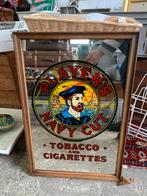 Spiegel leuke reclame spiegel tabak in goede staat, Ophalen of Verzenden, Rechthoekig, Minder dan 50 cm