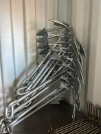 Ankers met ketting, gegalvaniseerd staal, 40 stuks, Ophalen