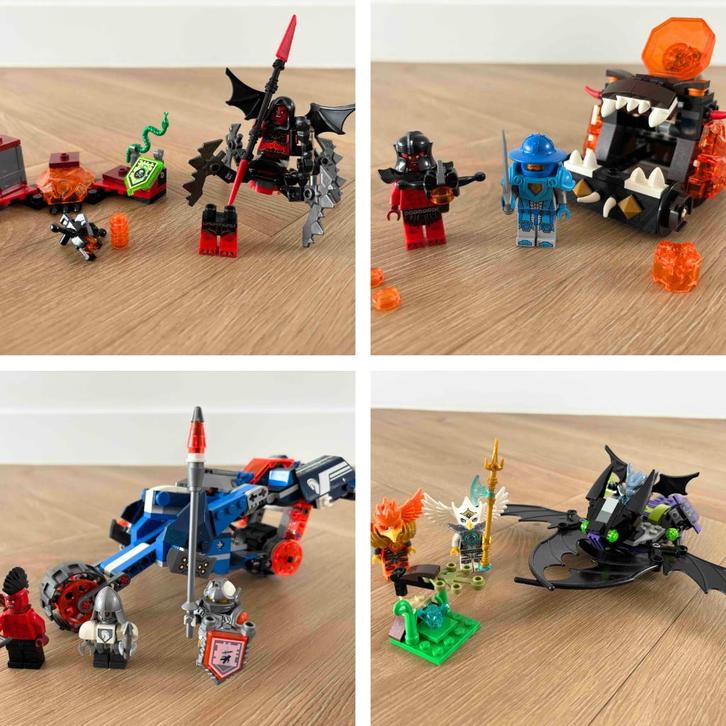 Lego Nexo Knights (4st) + Lego Chima (1st), Kinderen en Baby's, Speelgoed | Duplo en Lego, Zo goed als nieuw, Lego, Complete set