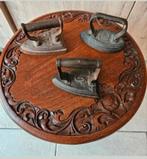 Antieke Gietijzeren Strijkijzer ( 3 Stuks ), Verzenden