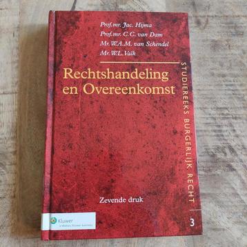 W.A.M. van Schendel - Rechtshandeling en overeenkomst beschikbaar voor biedingen