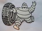 Emaille Michelin (Bibendum) mannetje bordje, Verzamelen, Merken en Reclamevoorwerpen, Ophalen of Verzenden, Gebruikt, Reclamebord