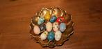 Oude houten eitjes. Vintage Paashanger Paasdecoratie, Ophalen of Verzenden, Zo goed als nieuw