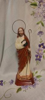 125 Beeld van Heilig Hart van Jezus - porselein, Ophalen of Verzenden, Zo goed als nieuw, Beeld(je), Christendom | Katholiek