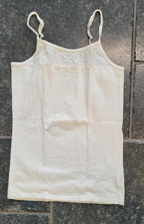 Hemdje wit met zilver glitters maat 158 - 164, Coolcat, Kinderen en Baby's, Kinderkleding | Maat 158, Zo goed als nieuw, Meisje