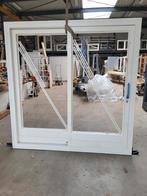 Hardhouten hefschuifpui afm br 228 x h 233 kozijn 13.9 cm b, Doe-het-zelf en Verbouw, Kozijnen en Schuifpuien, 225 cm of meer